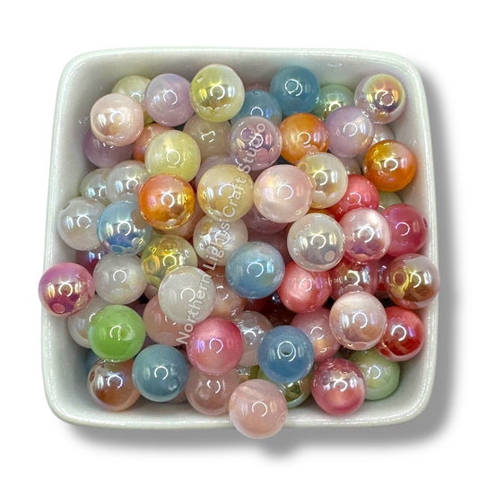 UV Cat Eye Shiny 12mm Bright Color Mix