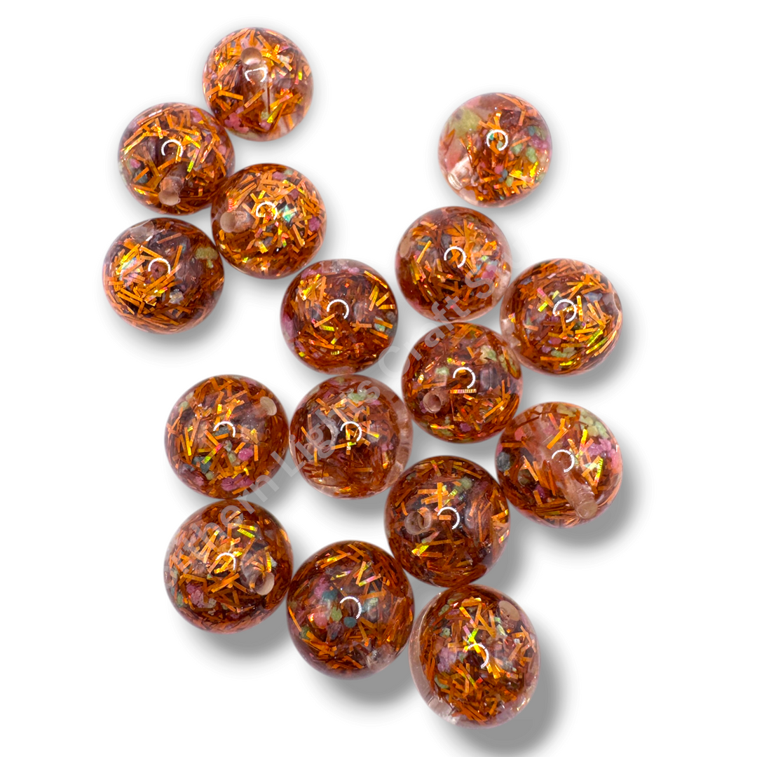 Gemfire 16mm Luxury Resin Beads- 20 pc. Mix or Single Color