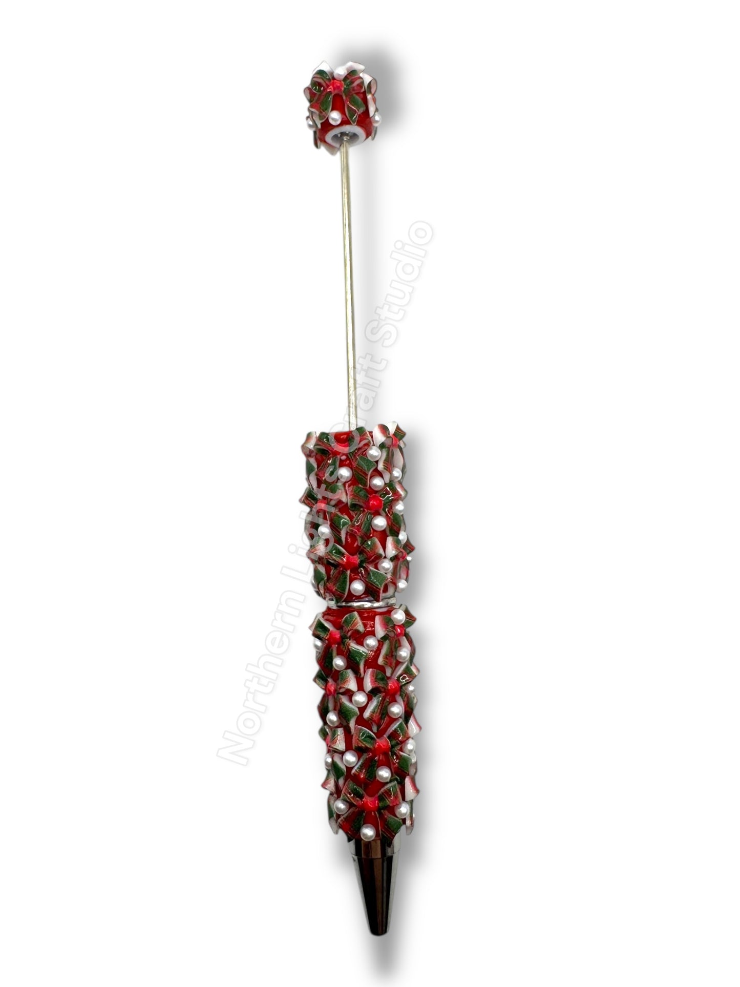 Beadable Christmas Rhinestone Pens