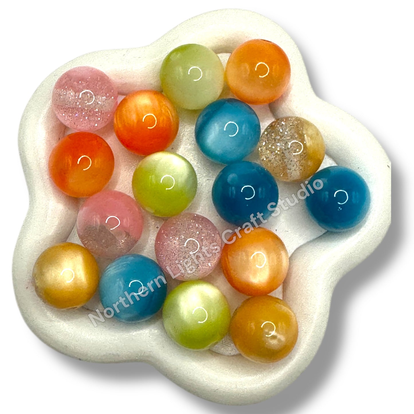 Tropical Sunset 16mm Bead - 20 pc. Mix