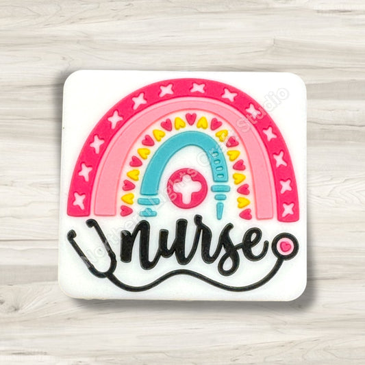 Nurse Silicone Focal Bead