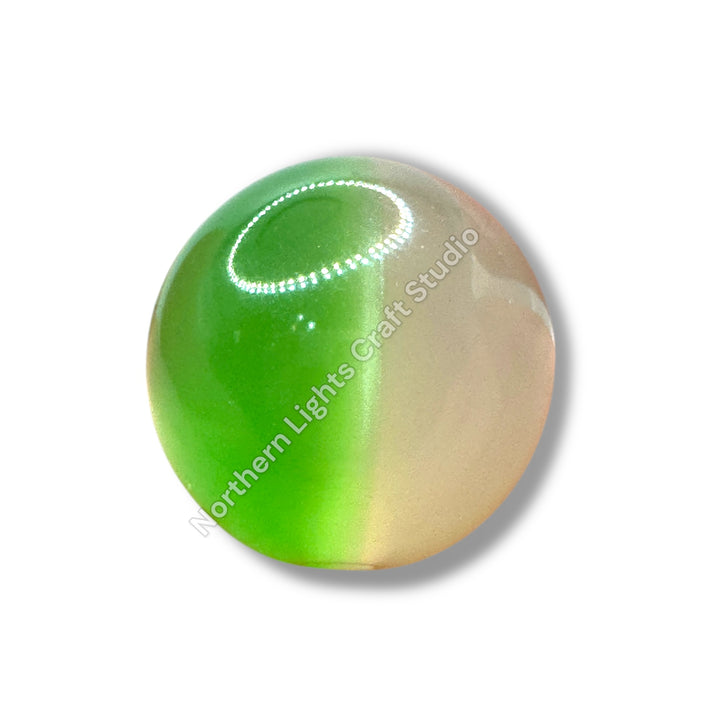 Two Tone Color Changing Cat Eye 20mm Bead Mix  - 10pc.