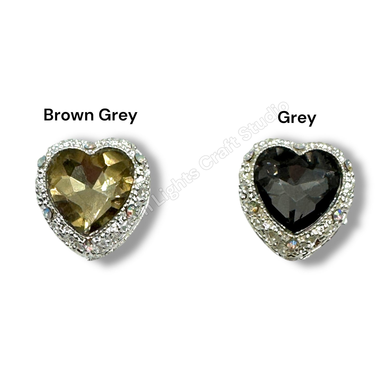 Metal Alloy Heart Bead