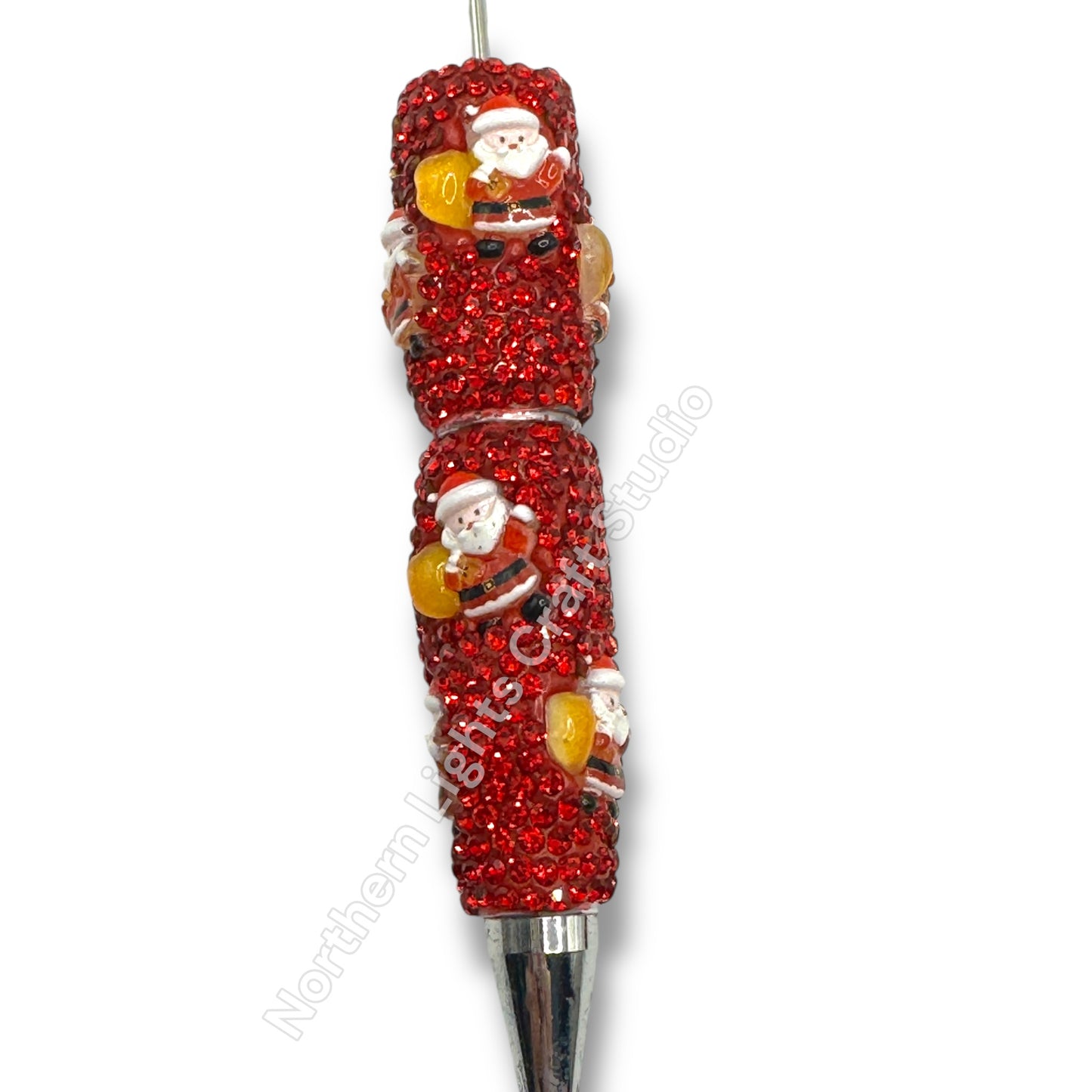 Beadable Christmas Rhinestone Pens