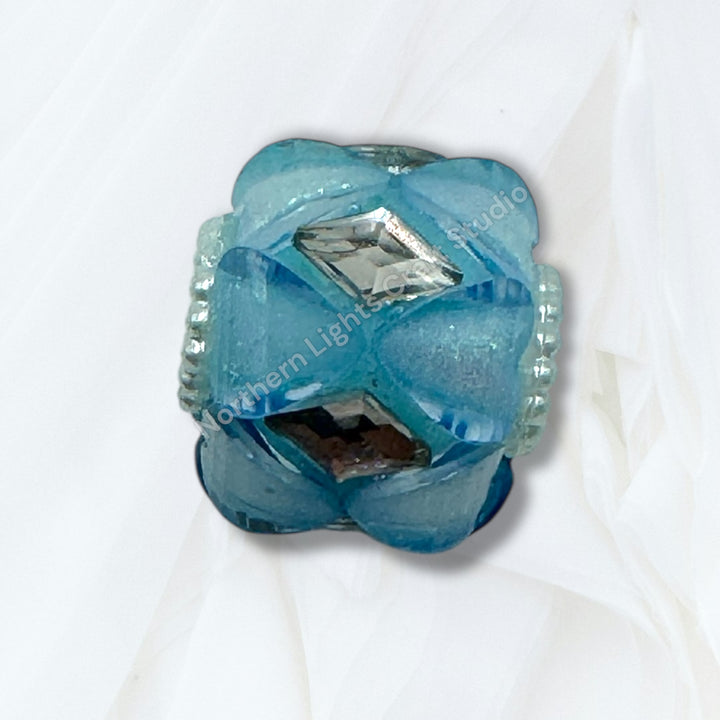 Fancy Silver Diamond Accent Heart Bead Mix - 10pc. Mix