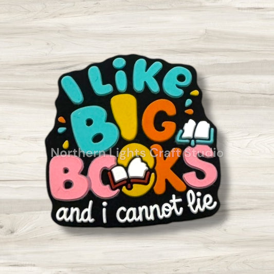 I Like Big Books and I Cannot Lie Focal Bead