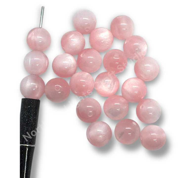 Cat Eye 16mm Acrylic Bead - 9 Colors Available - 20pc.
