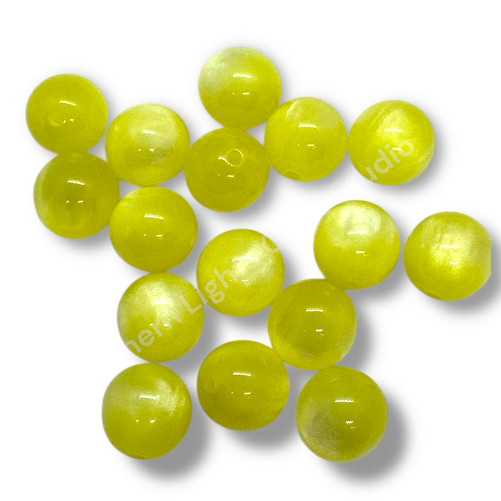 Cat Eye 16mm Acrylic Bead - 9 Colors Available - 20pc.
