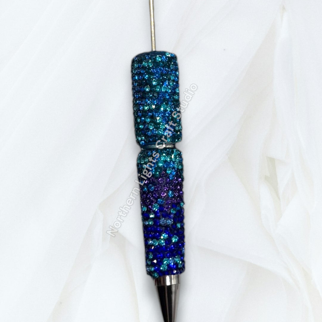 Aurora Borealis Rhinestone Beadable Pen Blank Collection
