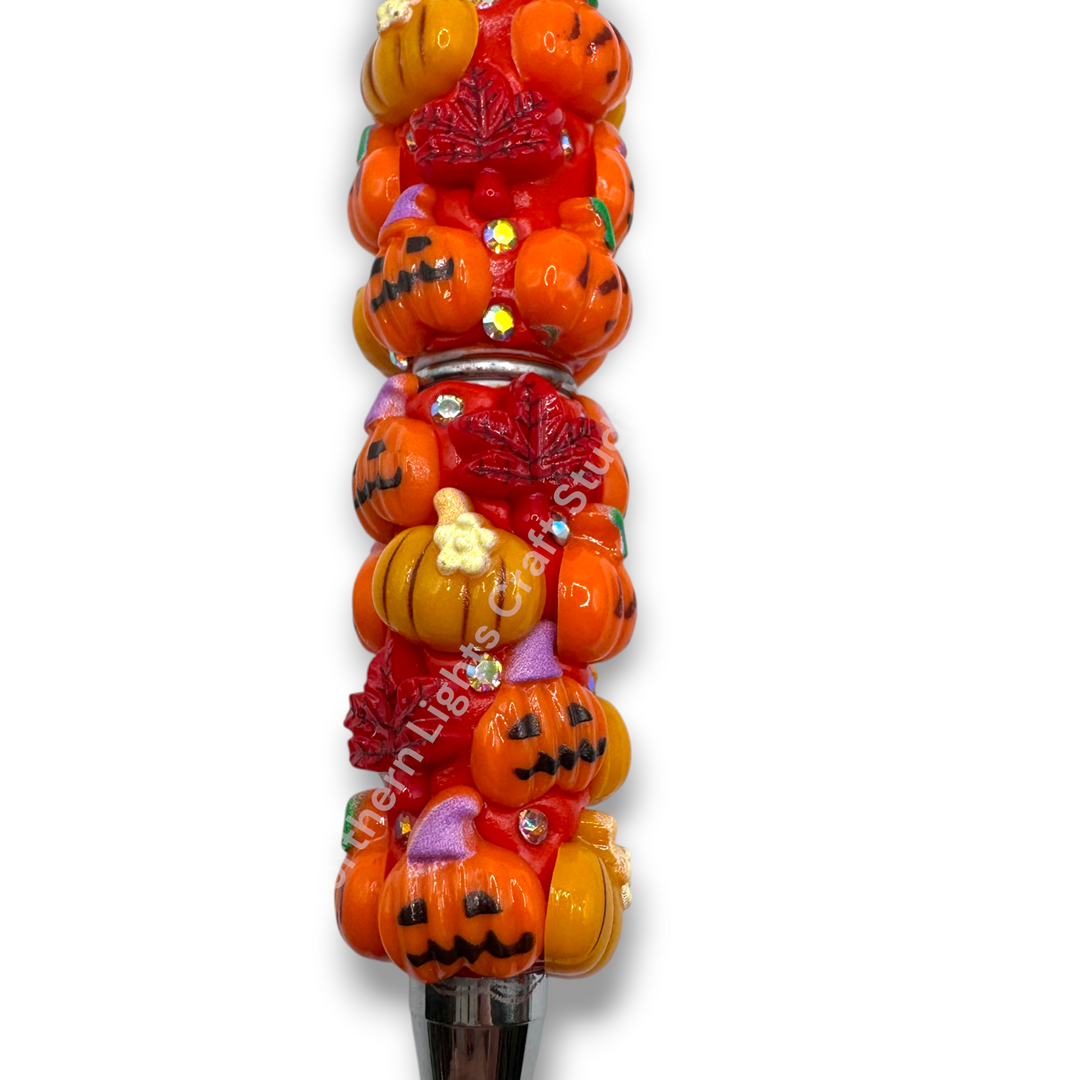 Fall and Spooky Ombre Beadable Bling Pens - 1pc.