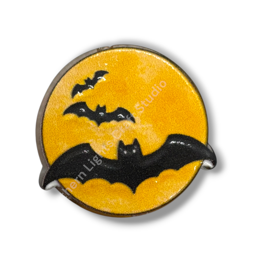 Halloween Acrylic Double-Sided Focal Bead - 20pc.  Mix