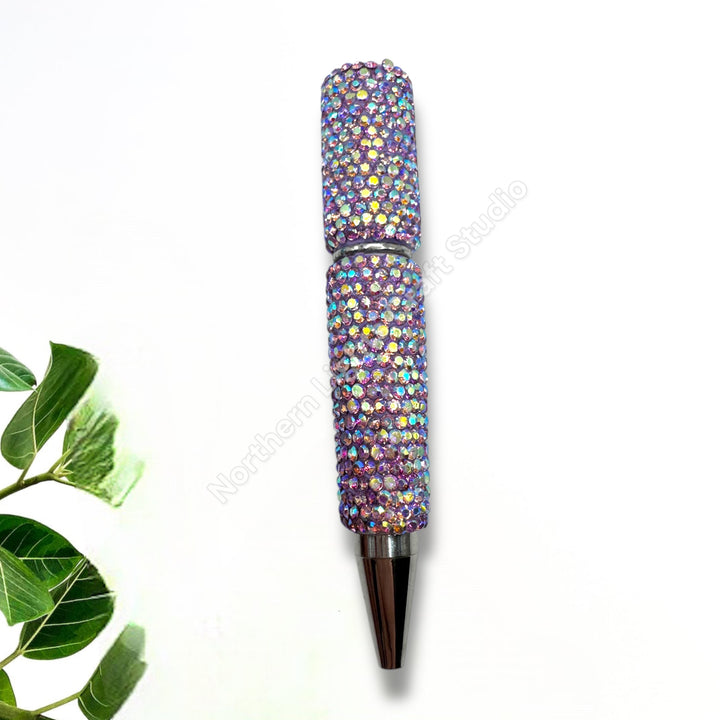 Shiny AB Colorful Rhinestone Beadable Pens - 1pc.