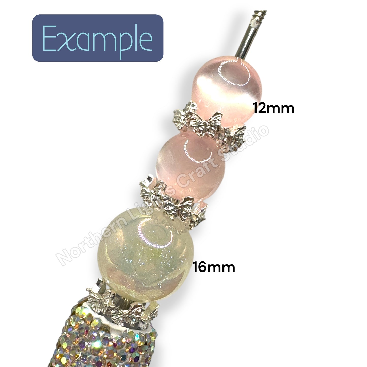 Metal Butterfly Spacers - 12mm-25pcs.