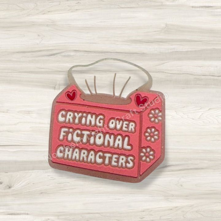 Crying Over Fictional Characters Silicone Focal Bead