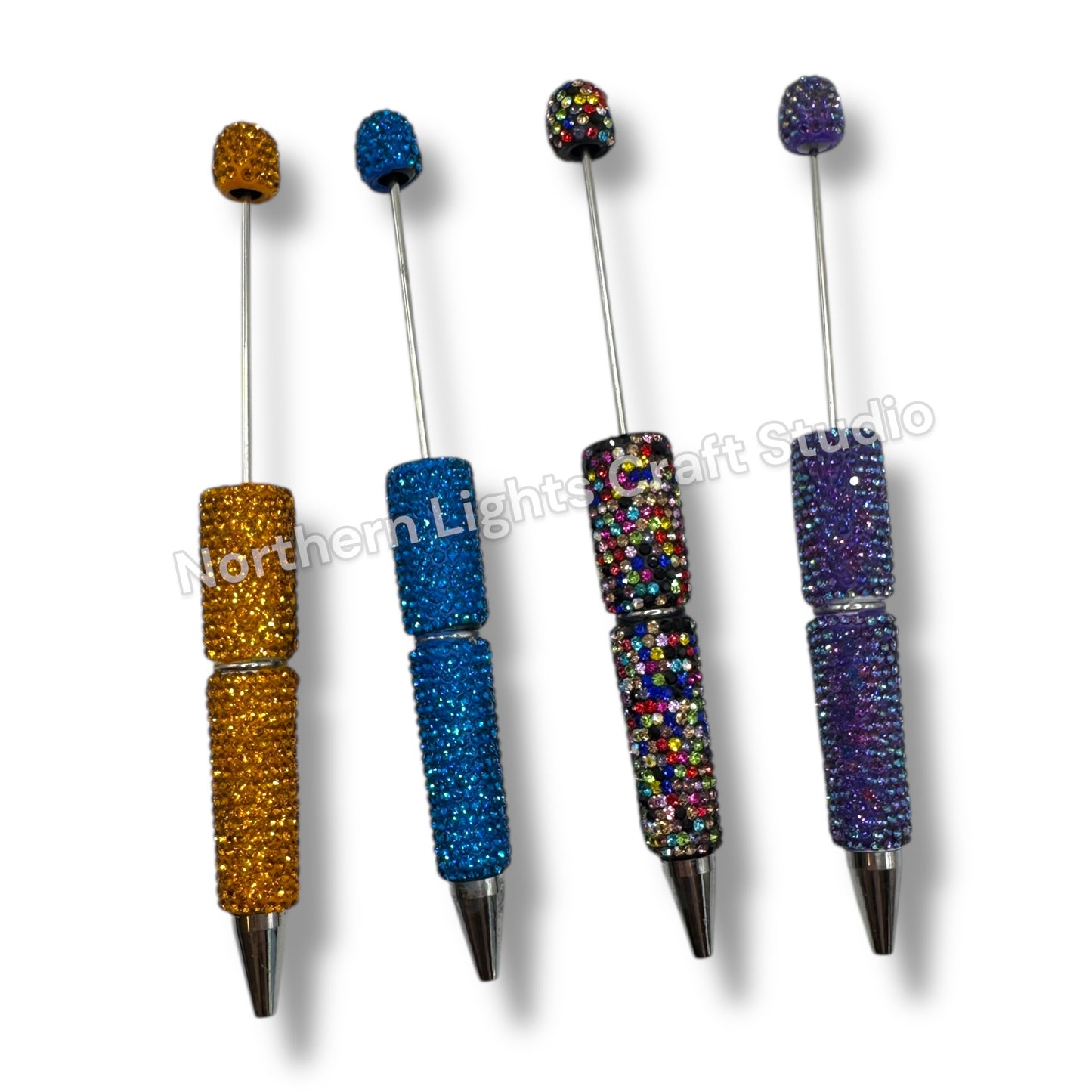 Beadable Rhinestone Pens Solid Colors - NEW Colors Added!