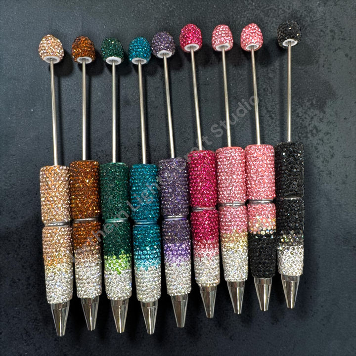 Beadable Ombre Rhinestone Pens