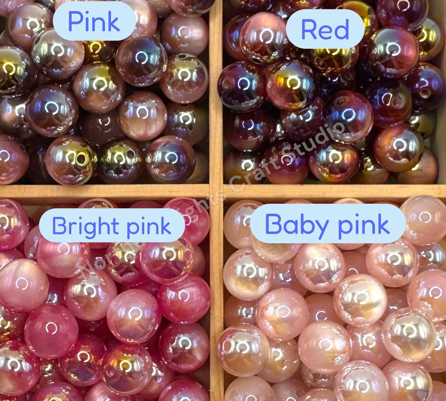 UV Cat Eye Premium 16mm Bead - 20 Pcs.