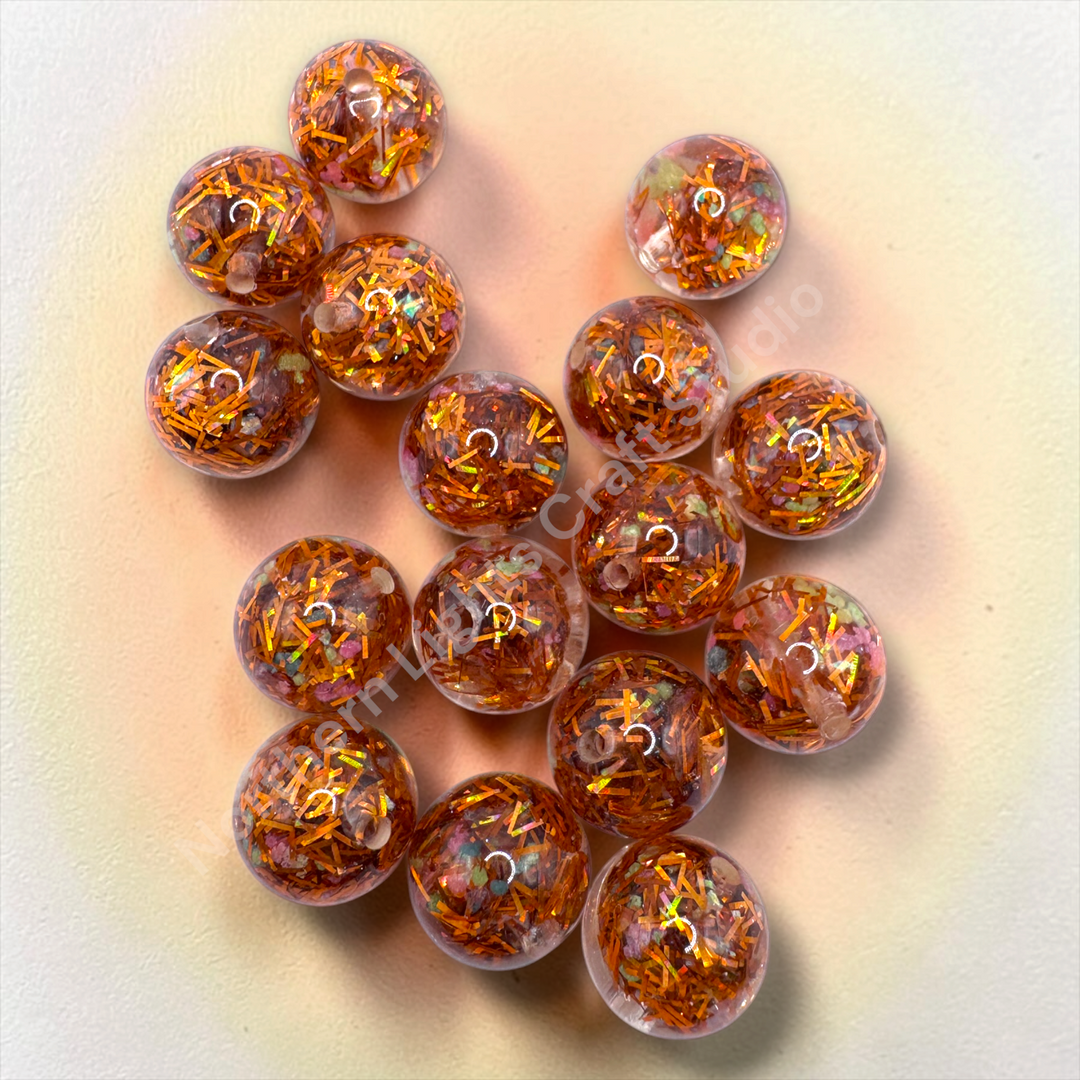 Gemfire 16mm Luxury Resin Beads- 20 pc. Mix or Single Color