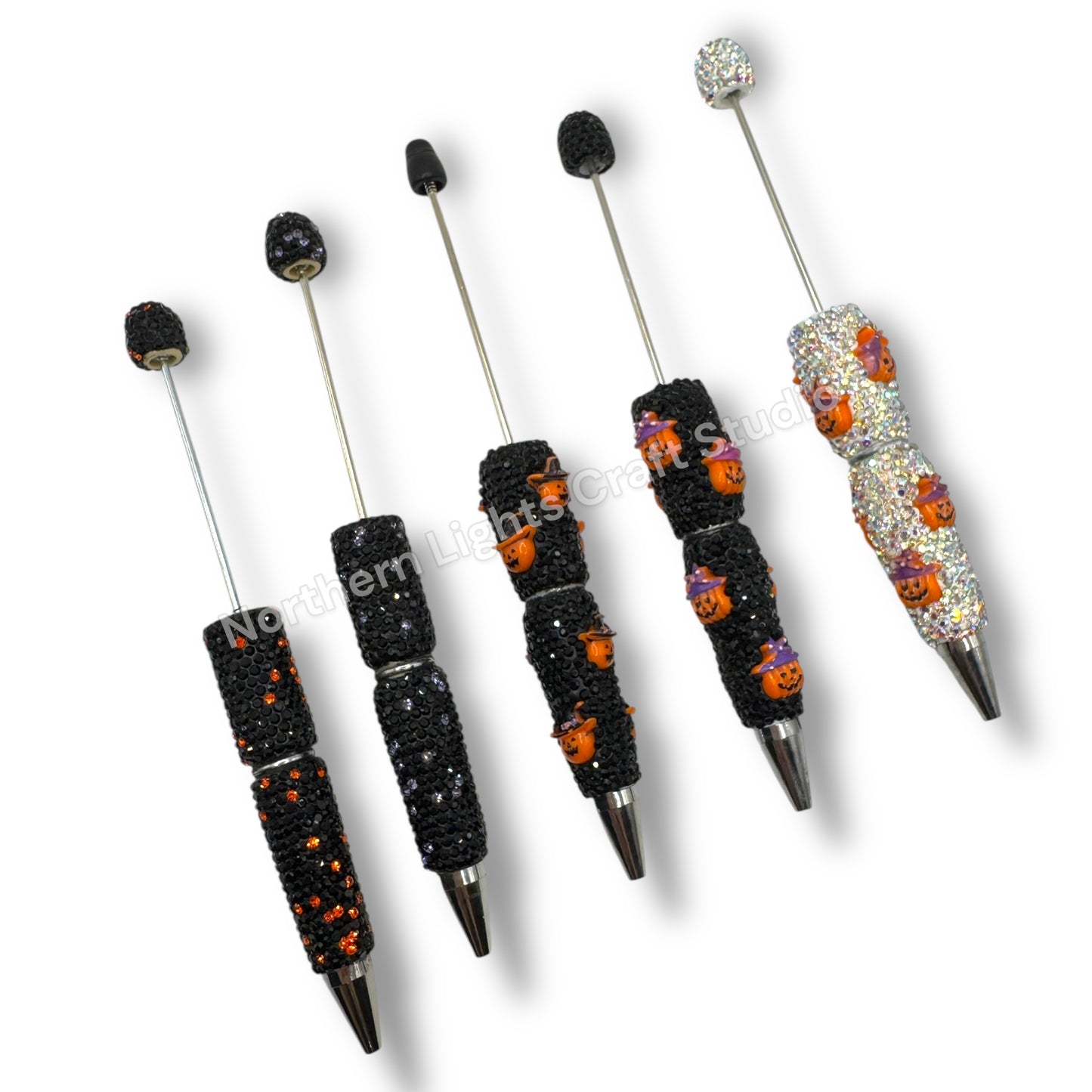 Beadable Halloween Rhinestone Pens - 1pc. choose style