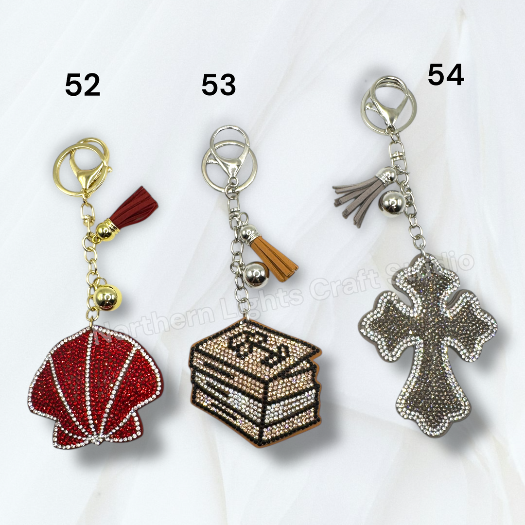 Rhinestone Purse Charm Keychains for DIY