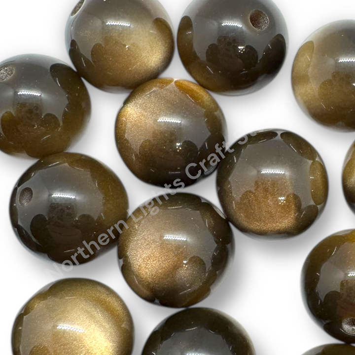 Cat Eye 16mm Acrylic Bead - 9 Colors Available - 20pc.