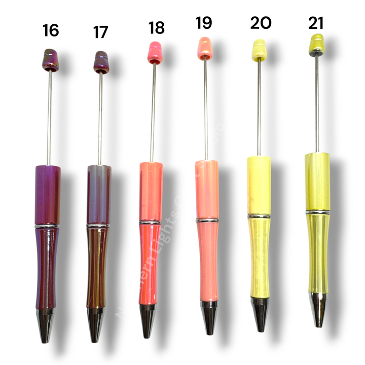 UV Coated Beadable Pens - 5pc.