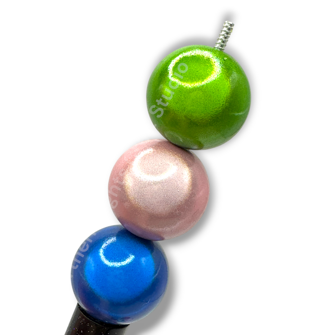 Miracle Finish 20mm Acrylic Premium Beads -10pc. Mix