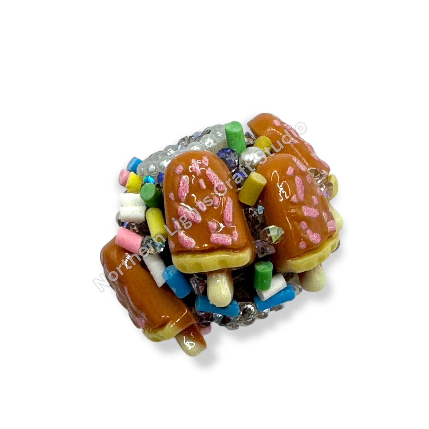 Acrylic Food and Dessert Sugar Beads 20mm - 3 pcs.-Read description!