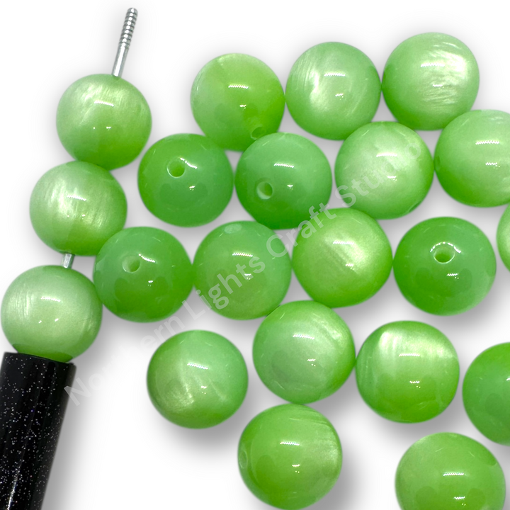 Cat Eye 16mm Acrylic Bead - 9 Colors Available - 20pc.