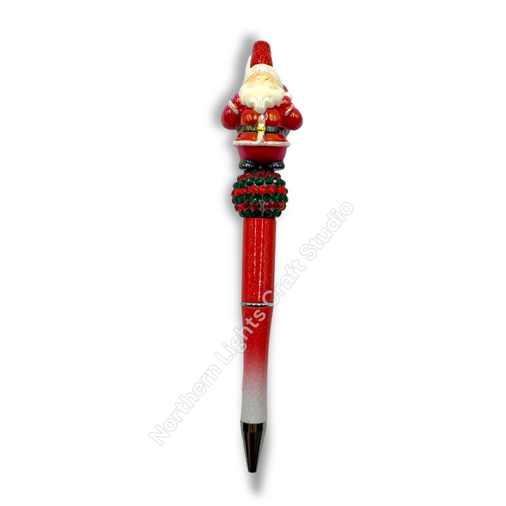 3D Acrylic Focal Beaded Christmas Pen