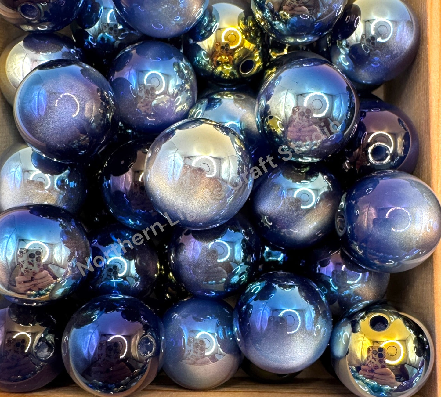 UV Cat Eye Premium 16mm Bead - 20 Pcs.