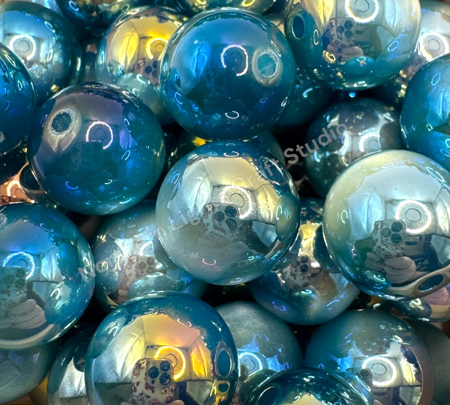 UV Cat Eye Premium 16mm Bead - 20 Pcs.