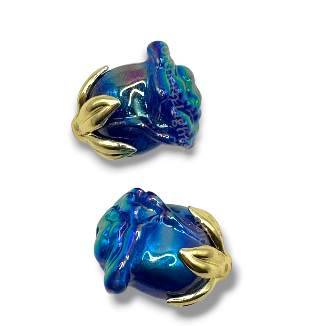 UV RoseLuxury Pen Topper Acrylic Bead - 2pc.