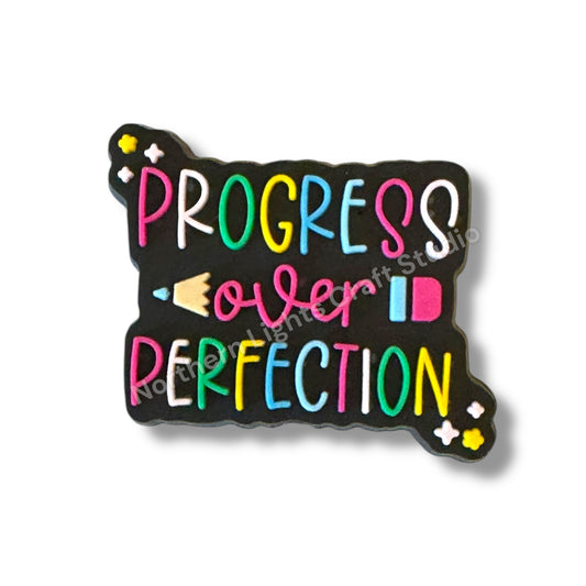 Progress Over Perfection Focal Bead