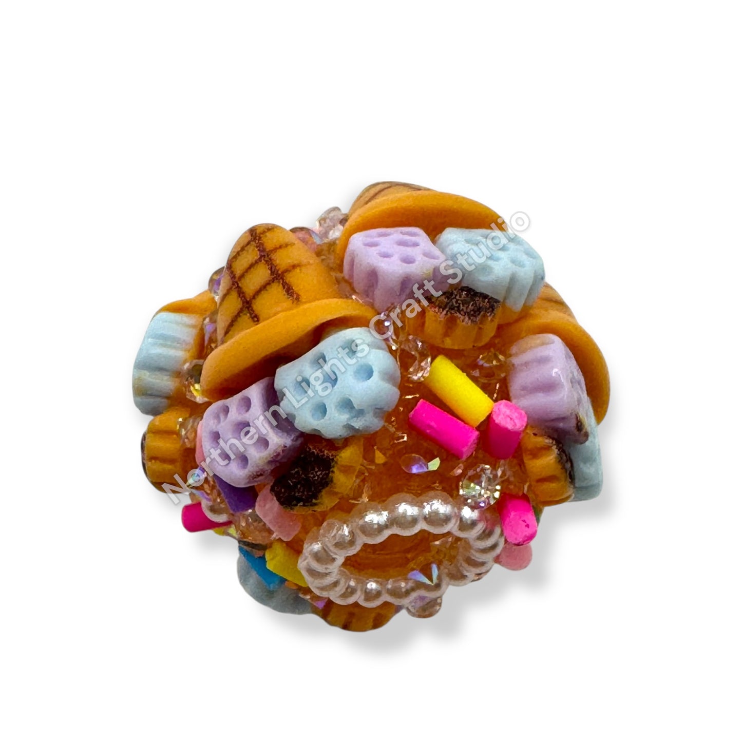 Acrylic Food and Dessert Sugar Beads 20mm - 3 pcs.-Read description!