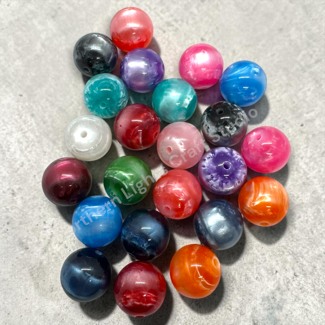 Luxury "Velvety" Look Cat Eye 20mm - Mix or Single - 10pc.