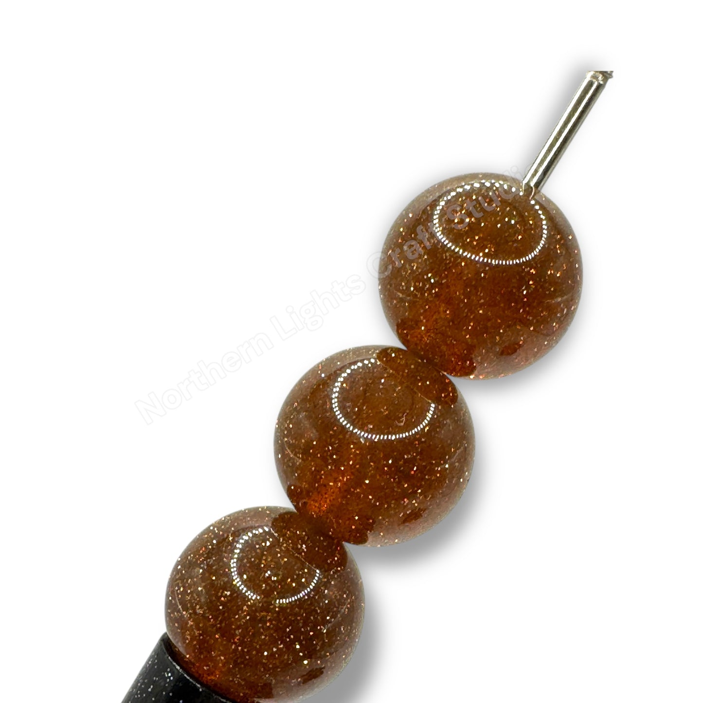 Glitter Dust 16mm Beads - 20 Pcs.