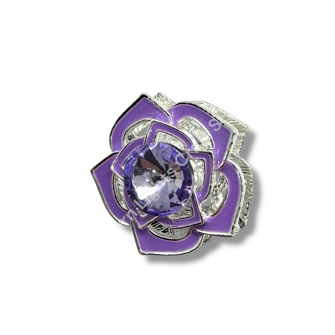 Metal Alloy Large Flower Bead - 1pc.