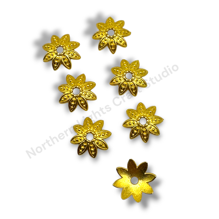 Lotus 16mm Bead Cap  - 20pc.
