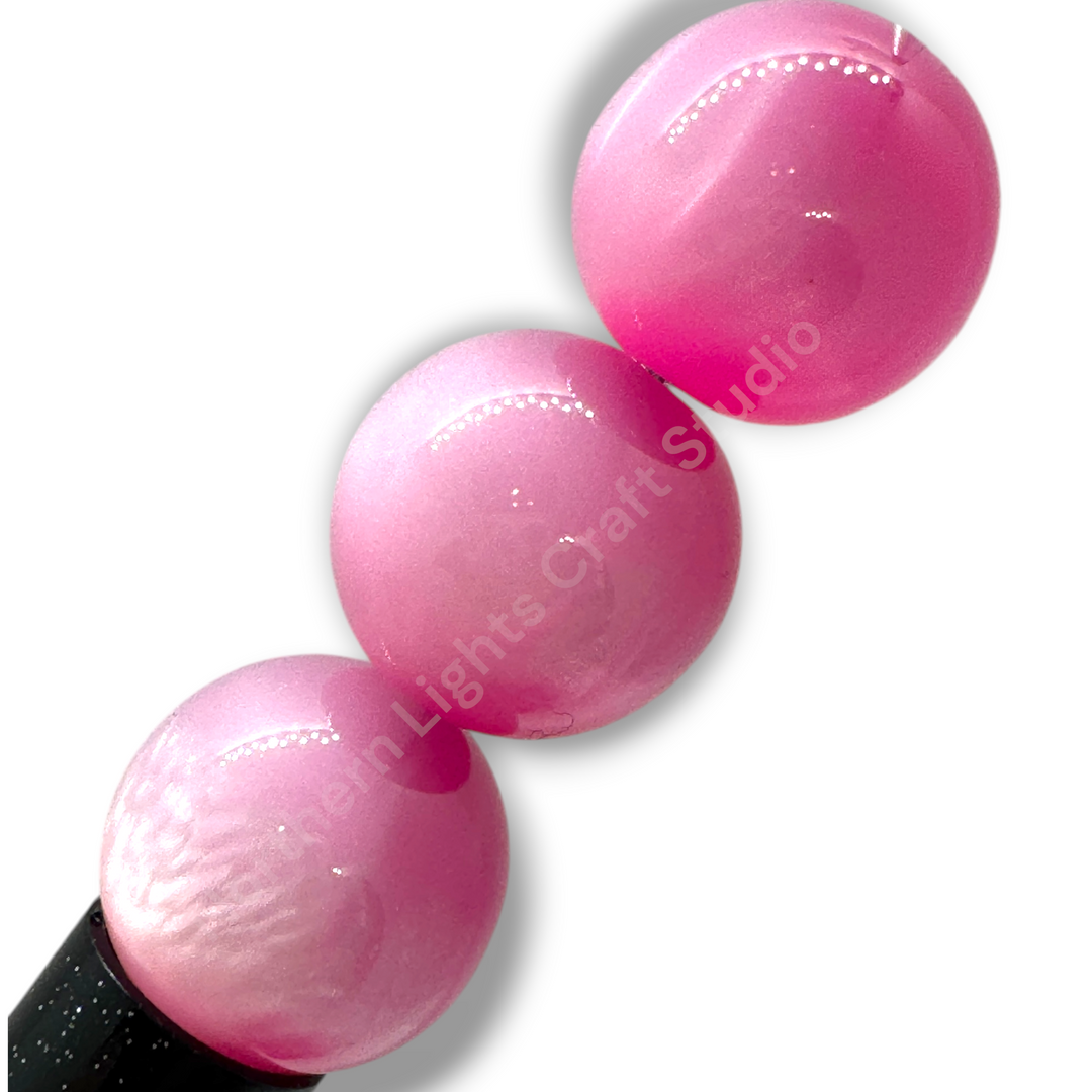Cat Eye 16mm Acrylic Bead - 9 Colors Available - 20pc.