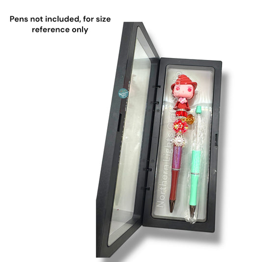 Floating Display Box for Pens, Jewelry, Trinkets, and Collectibles -2pc.  Read description!!