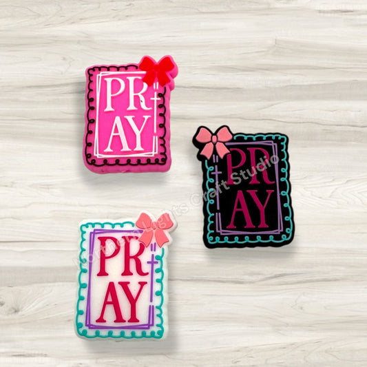 Pray Silicone Focal Bead
