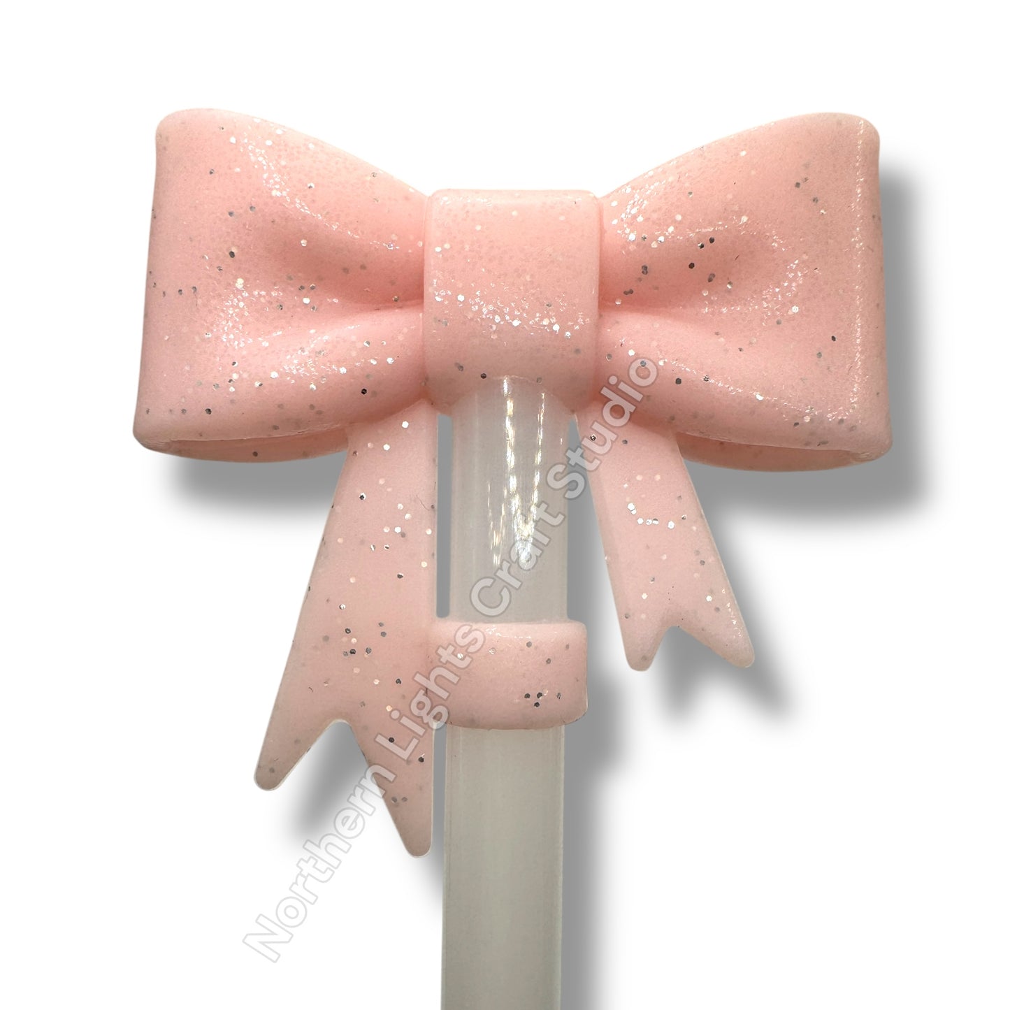 Silicone Bow Straw Cap / Bow Straw Topper