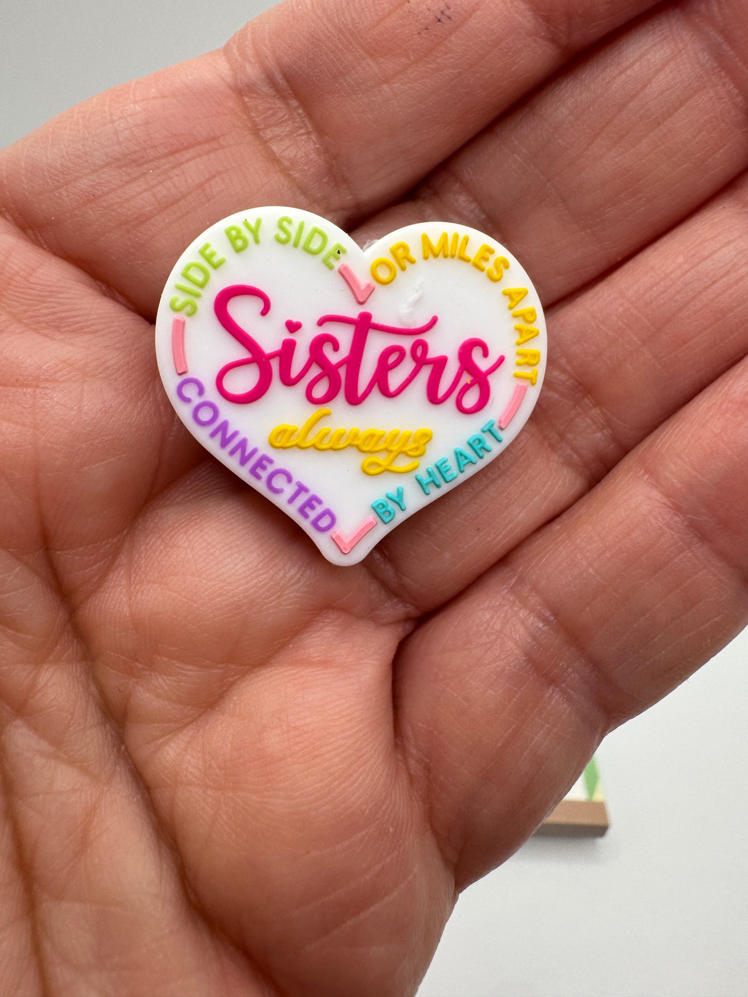 Sisters Silicone Focal Bead