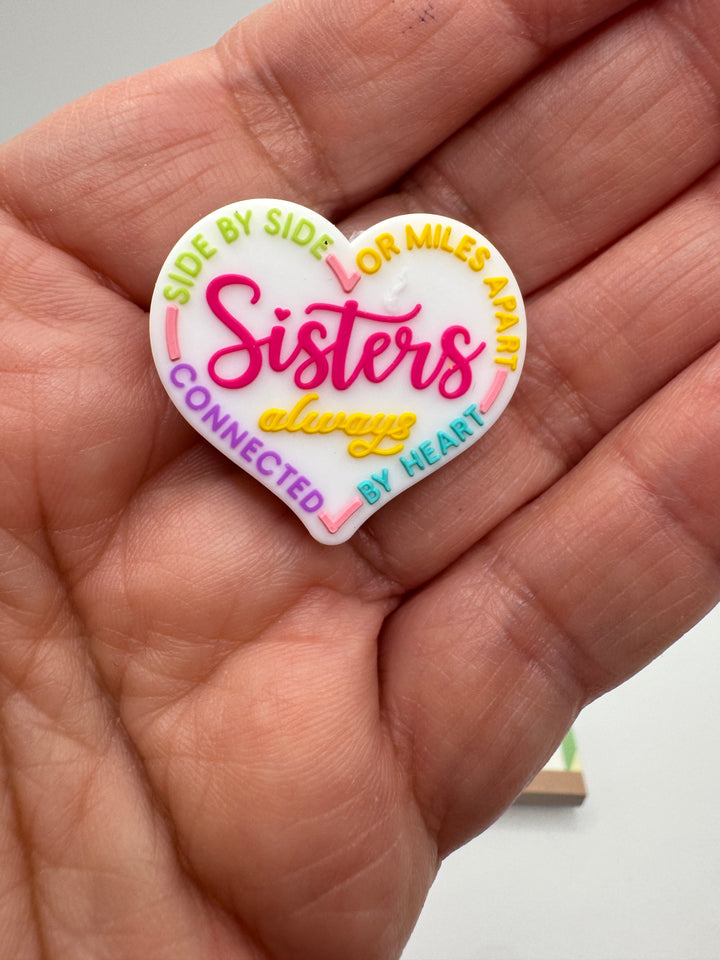 Sisters Silicone Focal Bead