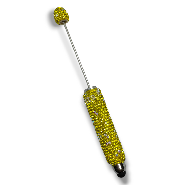 Beadable Rhinestone Stylus Pen - Solid or AB Multi-1pc.
