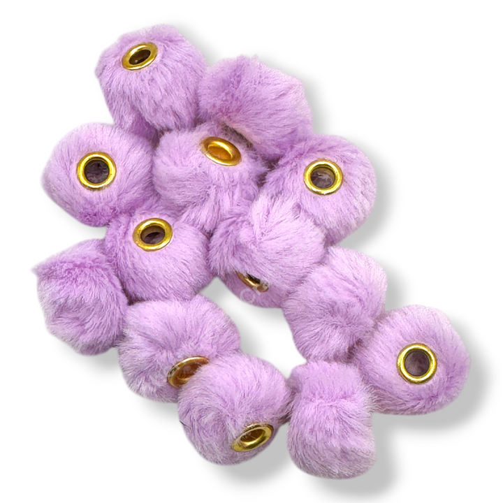 Light Purple Fuzzy 20mm Spacers - 30pc.