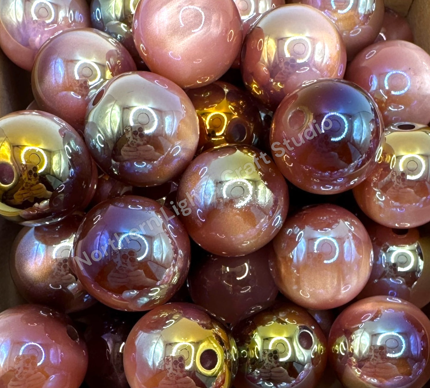 UV Cat Eye Premium 16mm Bead - 20 Pcs.