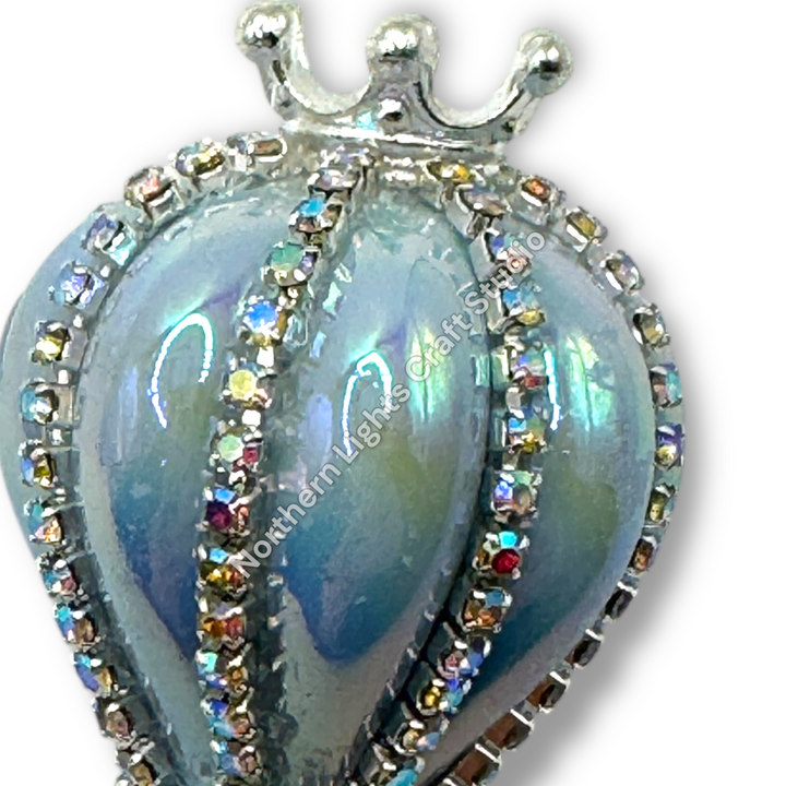 Rhinestone Bling Acrylic Balloon Beads