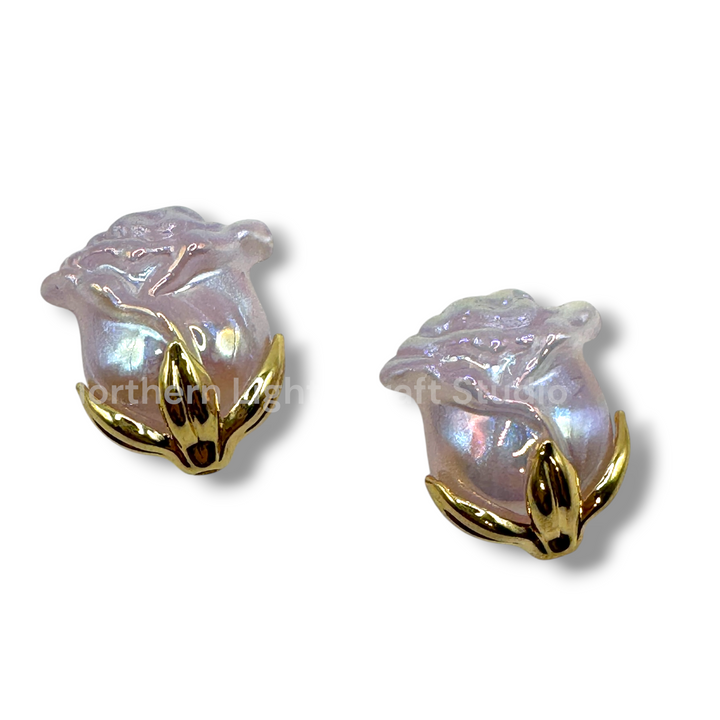 UV RoseLuxury Pen Topper Acrylic Bead - 2pc.